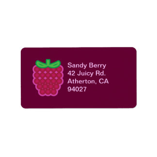 Raspberry Label