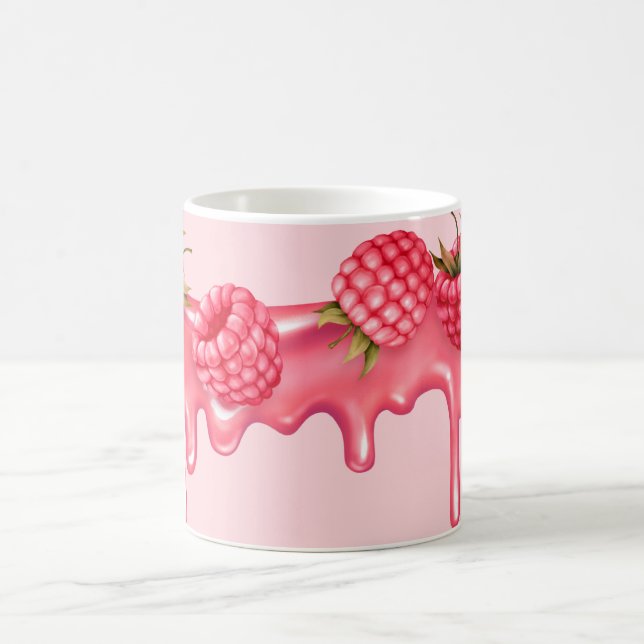 raspberry lovers coffee cup mug (Center)