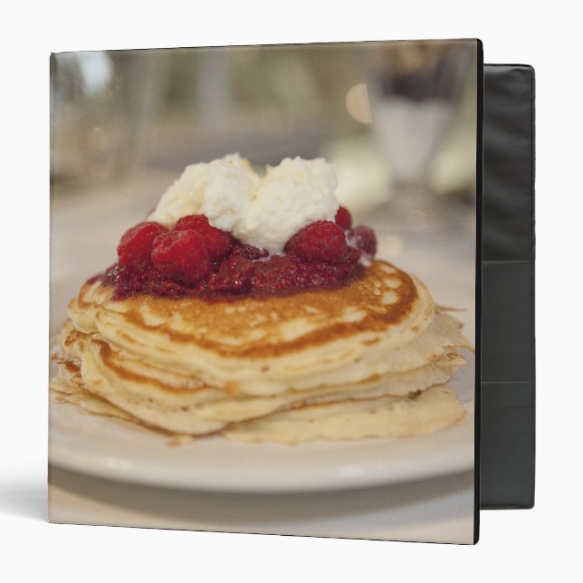Raspberry pancakes 3 ring binder (Front/Inside)