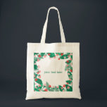Raspberry Patch Cute Colorful CUSTOM Berries Frame Tote Bag<br><div class="desc">FULLY CUSTOMIZABLE! Click on “Personalize” above to edit the text. Click "edit using design tool" to adjust the fonts, colors and placements. THANK YOU FOR SUPPORTING INDEPENDENT ARTISTS! All artwork and designs are created by me. I love to draw and paint! Thanks for shopping with me and supporting my creativity!...</div>