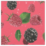 Raspberry Pattern 1 Fabric