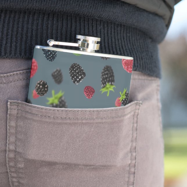 Raspberry Pattern 2 Flask (In Situ)