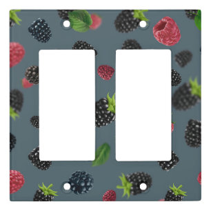 Raspberry Pattern 2 Light Switch Cover