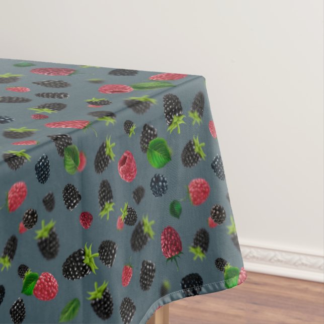 Raspberry Pattern 2 Tablecloth (In Situ)