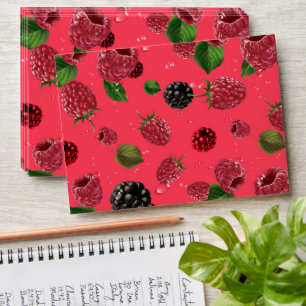Raspberry Pattern Envelope