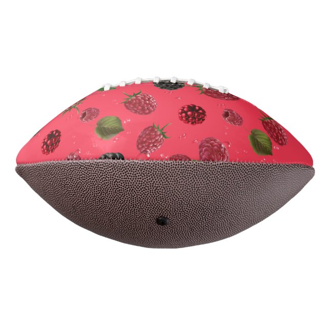 Raspberry Pattern Football (Rotated 270)