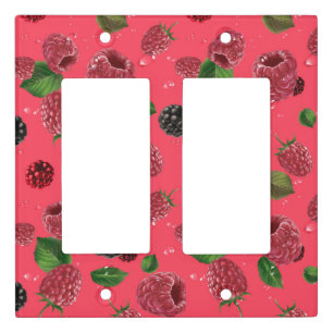 Raspberry Pattern Light Switch Cover