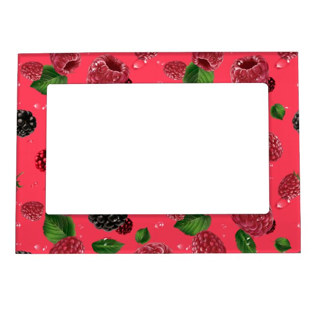 Raspberry Pattern Magnetic Frame (Front)