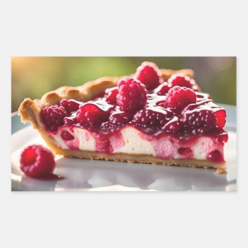 Raspberry Pie Rectangular Sticker