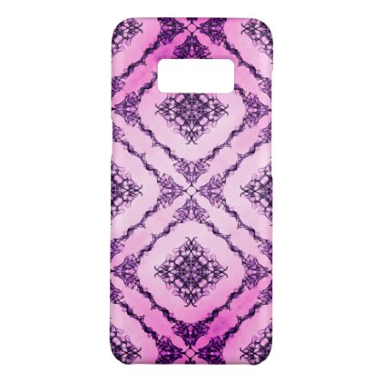 Raspberry Pink and Purple Diamond Pattern Case-Mate Samsung Galaxy S8 Case