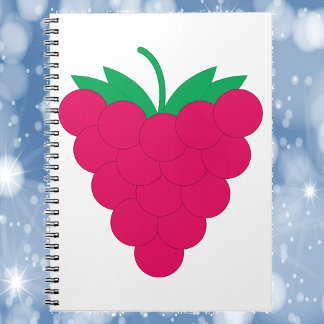 Raspberry Pink Berry Notebook