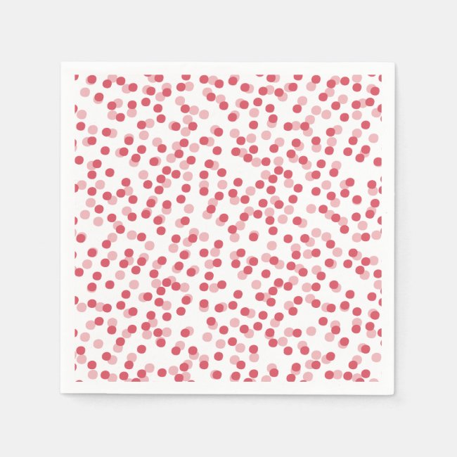 Raspberry Pink & Blush Pink Polkadots