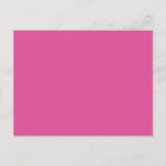 Raspberry Pink Postcard