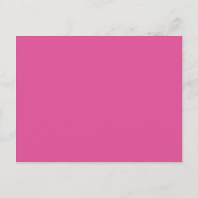 Raspberry Pink Postcard (Front)