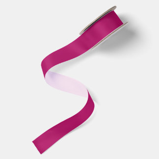 Raspberry Pink Solid Color Satin Ribbon