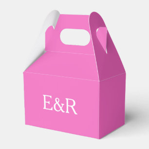 Raspberry Pink Sorbet Ice Cream Gelato Ice Favor Boxes