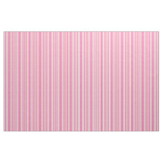 RASPBERRY PINK & WHITE STRIPES FABRIC