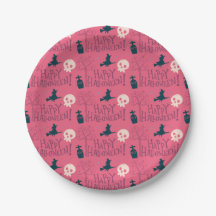 Raspberry Pink Witches Halloween