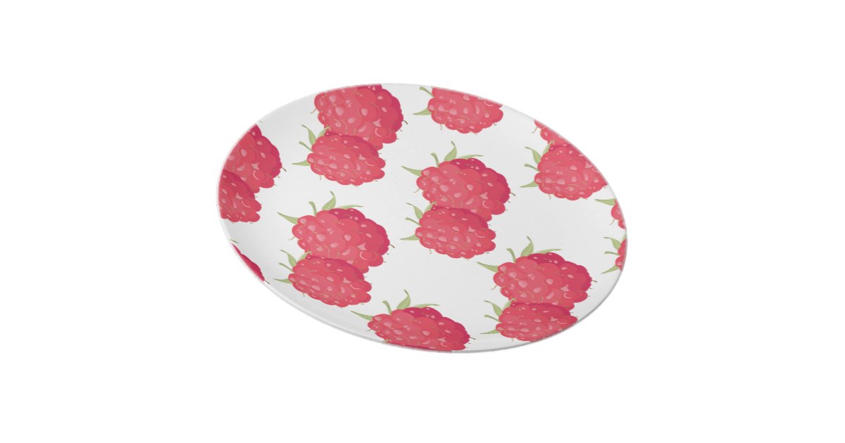 Raspberry Plate | Zazzle