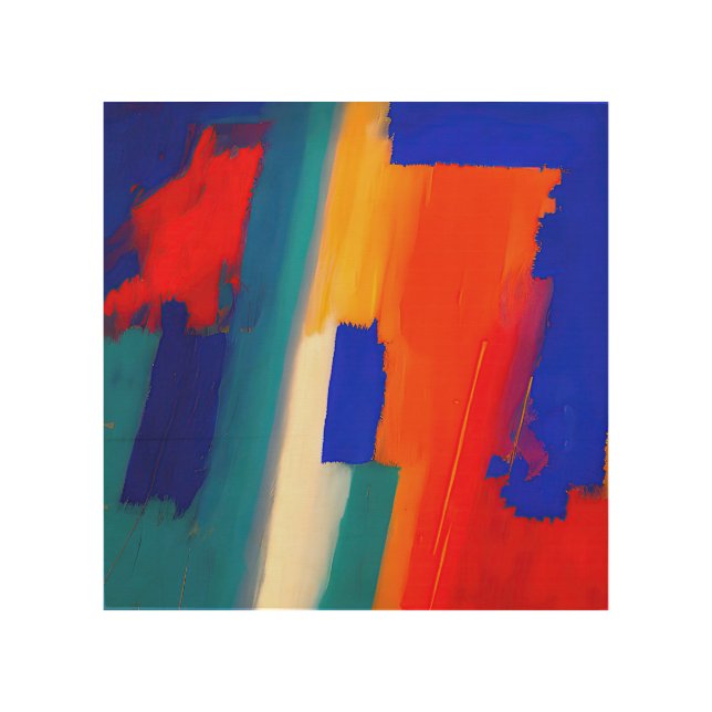 "Raspberry Rhapsody" Abstract Art (Front)