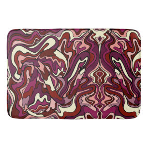 Raspberry Ripple Bath Mat