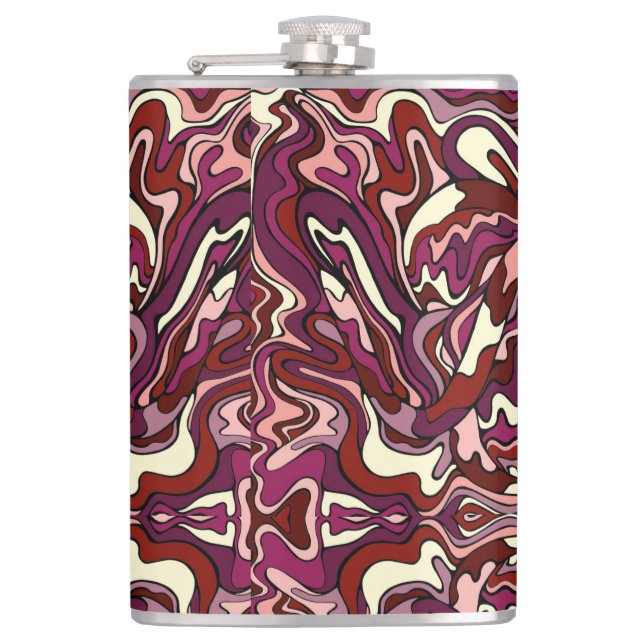 Raspberry Ripple Flask (Front)