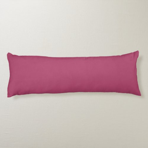 Raspberry Rose Solid Color Body Pillow