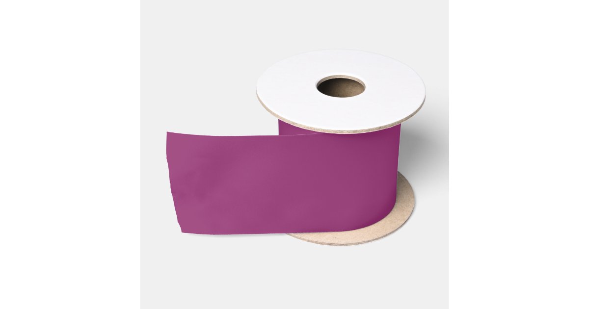 Raspberry Satin Ribbon | Zazzle