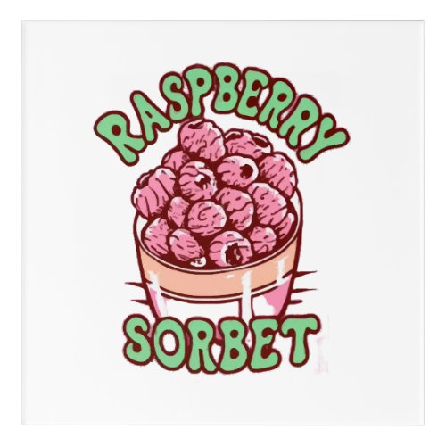 Raspberry Sorbet  Acrylic Print