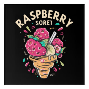 Raspberry Sorbet Acrylic Print