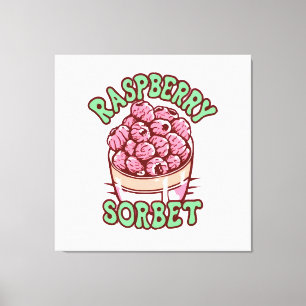Raspberry Sorbet  Canvas Print