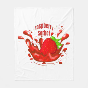 Raspberry Sorbet Fleece Blanket