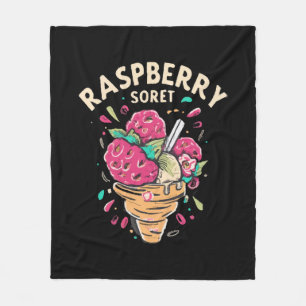 Raspberry Sorbet  Fleece Blanket