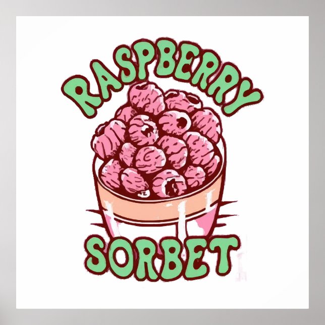 Raspberry Sorbet  Poster (Front)