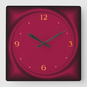 Raspberry Swirl>Wall Clock