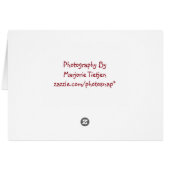 Raspberry Thank You Card (Back Horizontal)