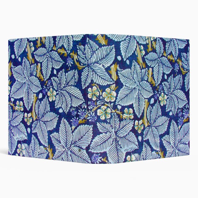 Raspberry Tree, William Morris 3 Ring Binder (Background)