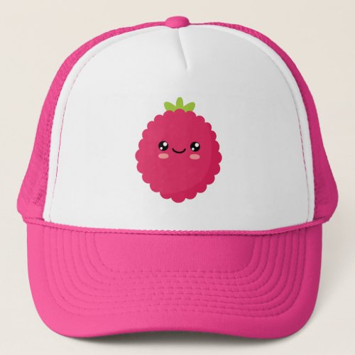 Raspberry Trucker Hat