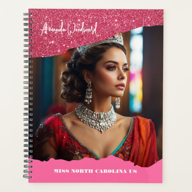 Raspberry Twist Crowning Pageant Planner (Front)