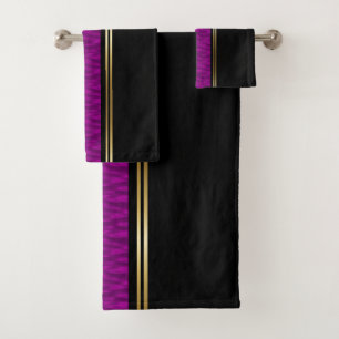 Raspberry Water Bath Towel Set