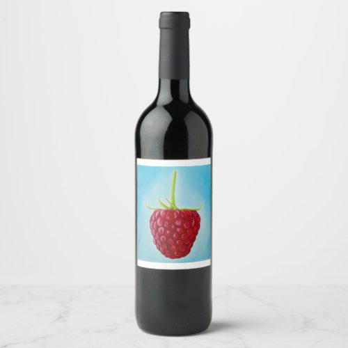 Raspberry Wine Label