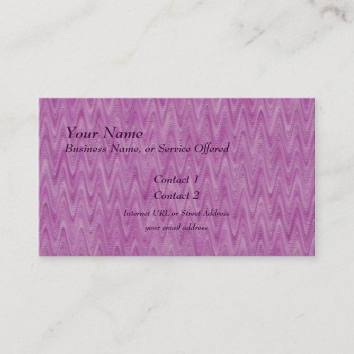 Raspberry Zigzag - Pink Abstract Pattern Business Card Templates