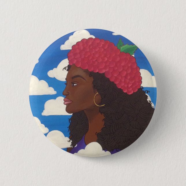 Raspbutton Beret Button (Front)
