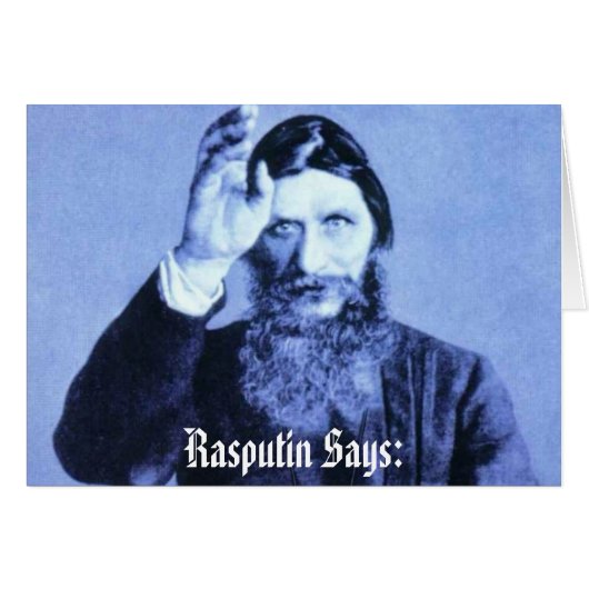 Rasputin Says: Cards (Front Horizontal)