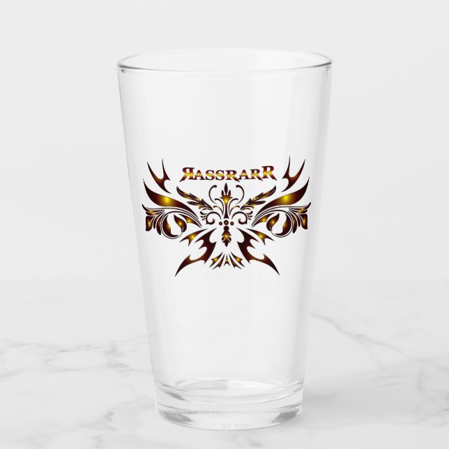 Rassrarr Drinkware Glass (Front)