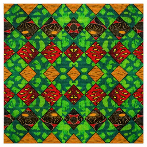 Rasta  African Print Fabric