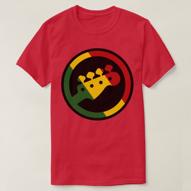 Rasta bass T-Shirt (Design Front)