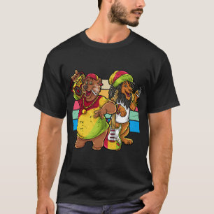 Rasta Bear and Lion T-Shirt