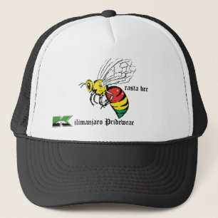 rasta bee trackers hat
