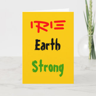 Rasta birthday greeting cards
